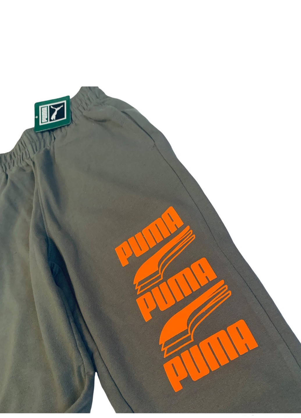 Зеленые брюки Puma