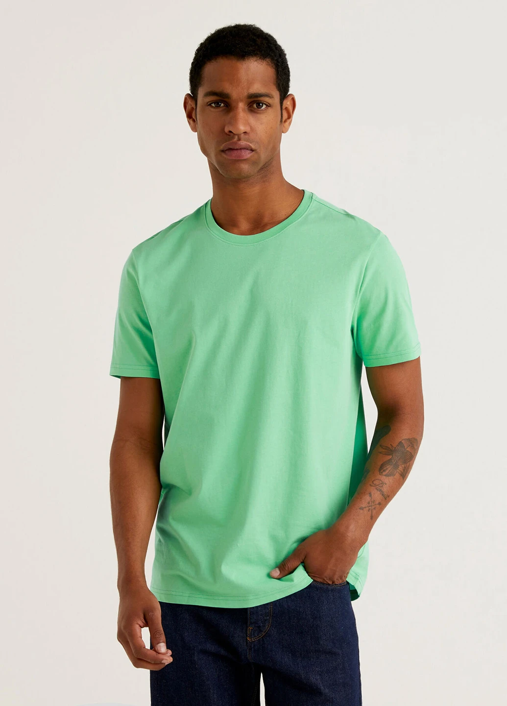М'ятна футболка United Colors of Benetton