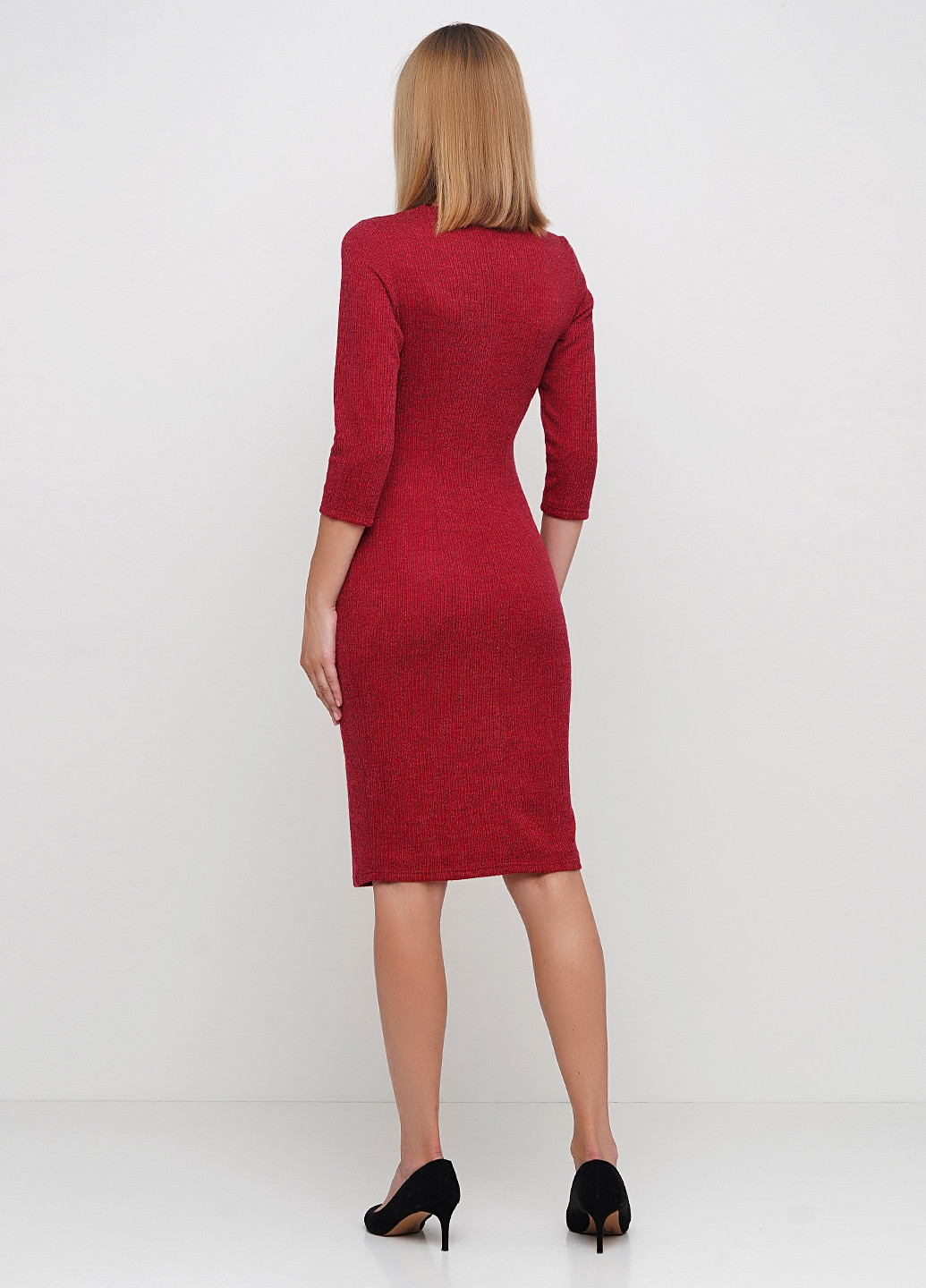 Красное кэжуал платье Anastasimo меланжевое