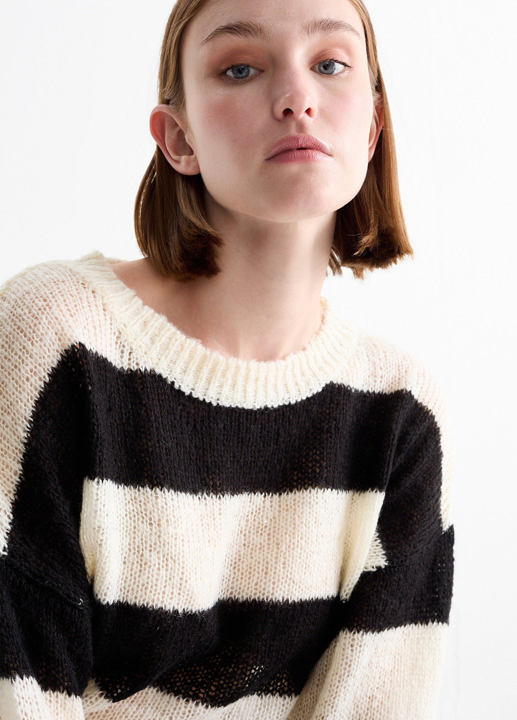 Черно-белый демисезонный джемпер джемпер C&A