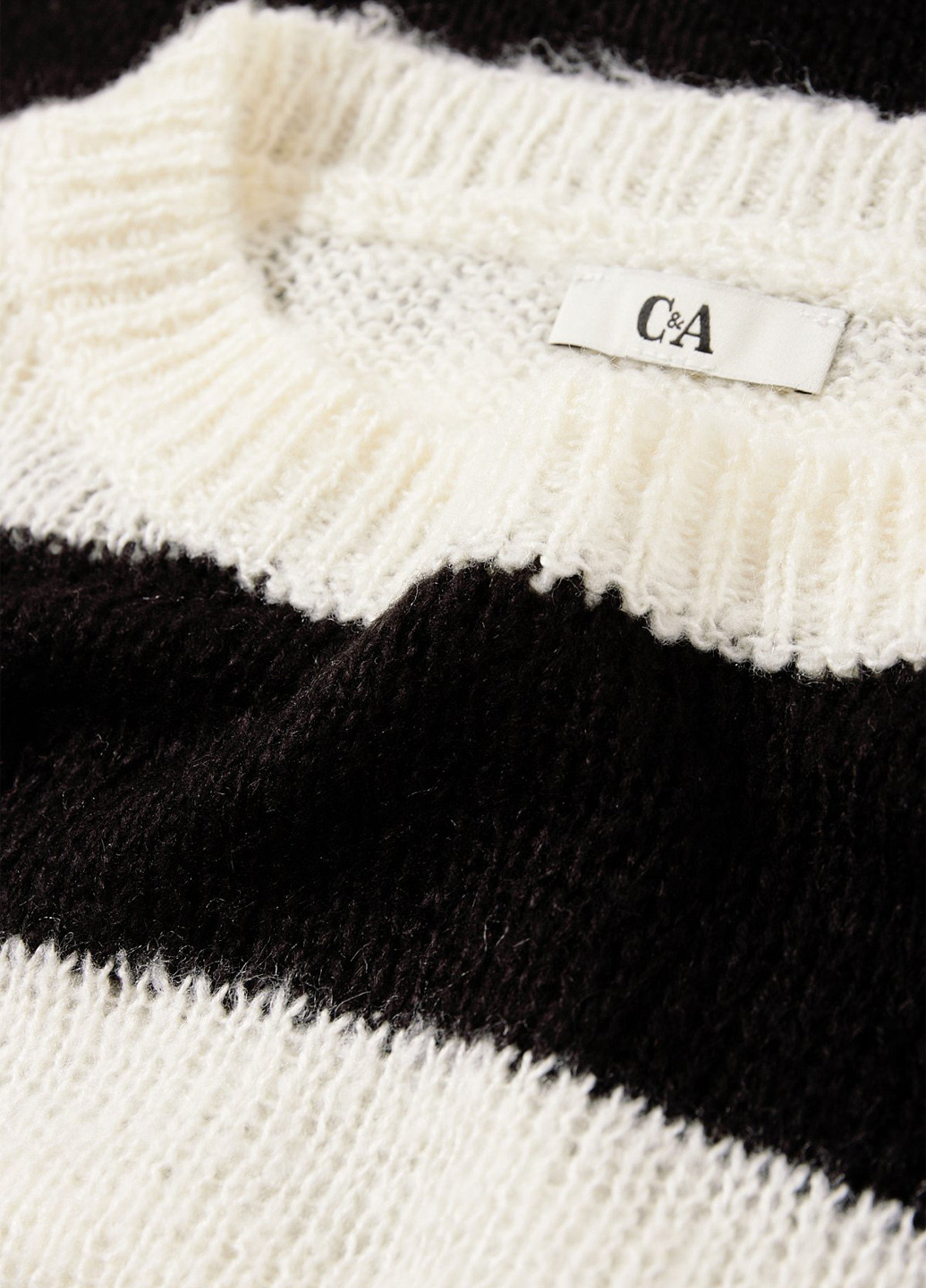Черно-белый демисезонный джемпер джемпер C&A