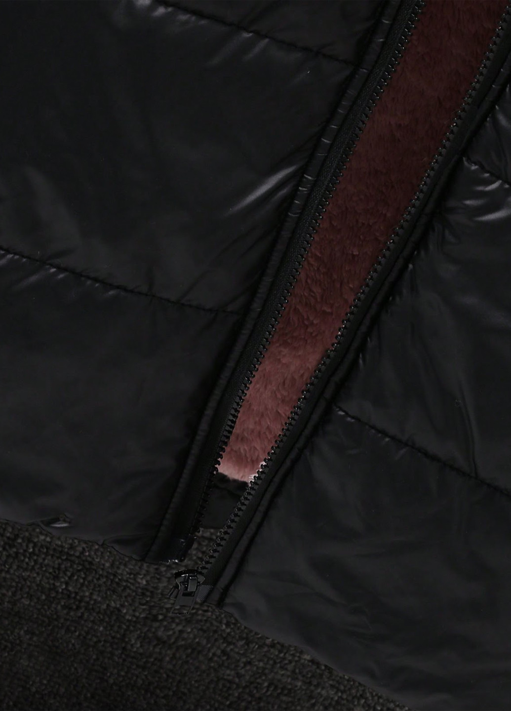 Чорна зимня куртка SHEIN