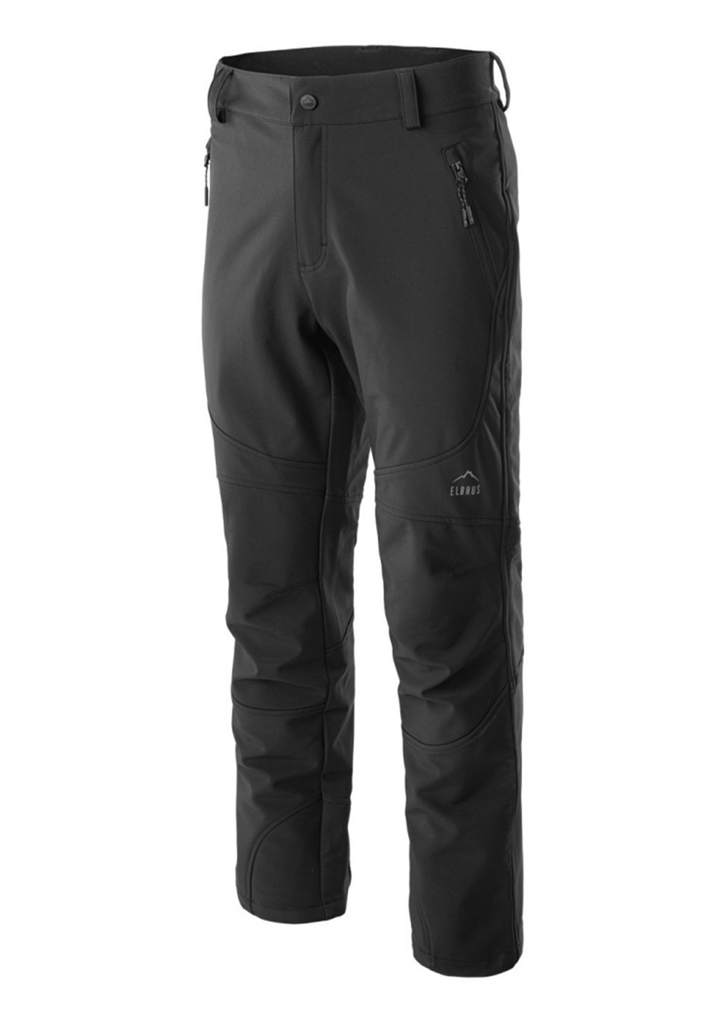 Черные спортивные зимние прямые брюки Elbrus