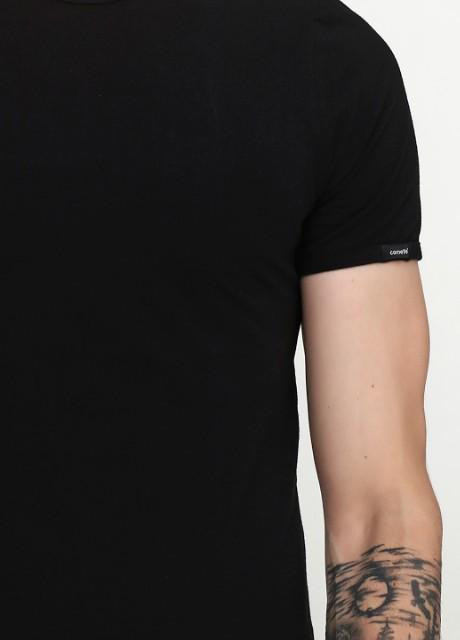 Черная футболка мужская new high emotion черный 532 Cornette