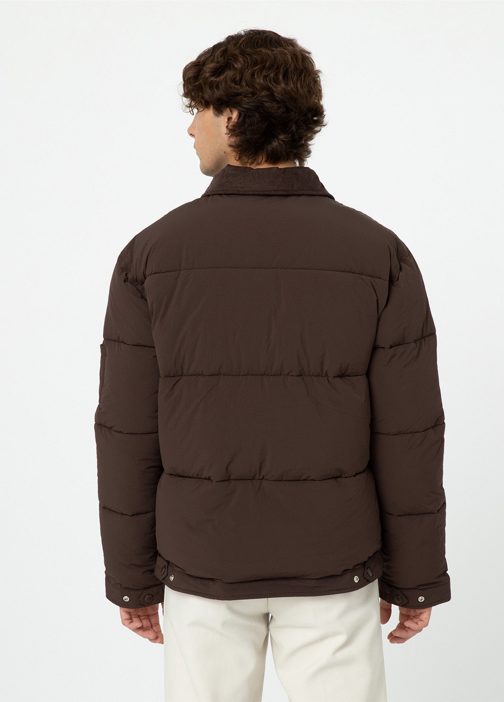 Темно-коричневая зимняя куртка Dickies