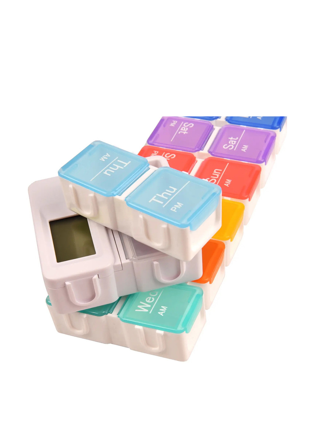 Таблетниця органайзер з таймером на 15 комірок, 30х7, 5х3 см TV-magazin (293107093)