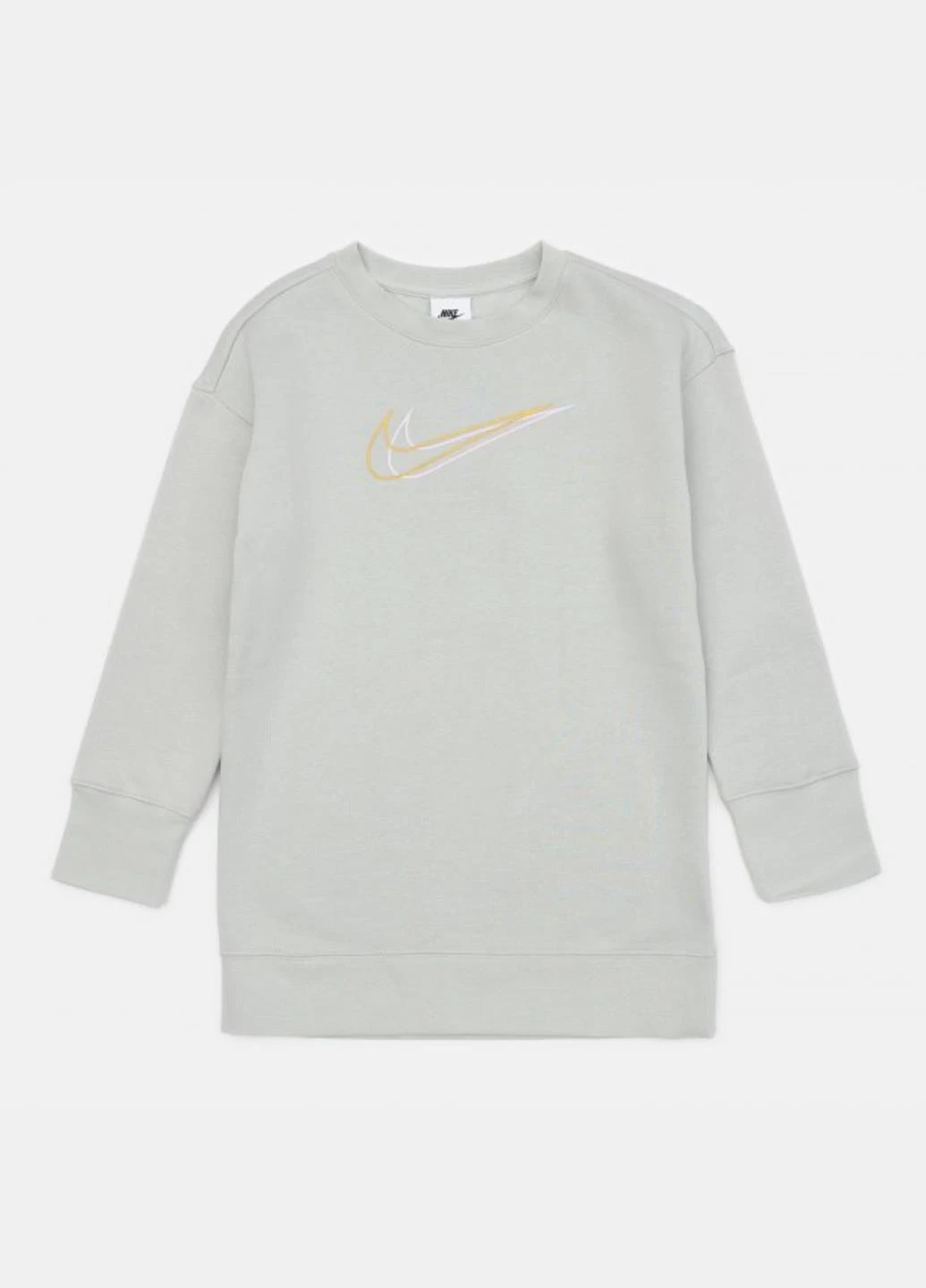 Светло-серый свитшот do8391-017 Nike логотип без декора (321980008)