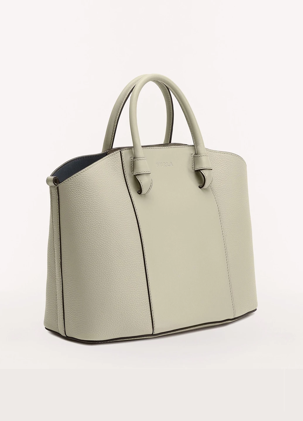 Женская кожанная сумка WB00333BX0053M7Y00 Светло-серая Furla MIASTELLA L TOTE (252863957)
