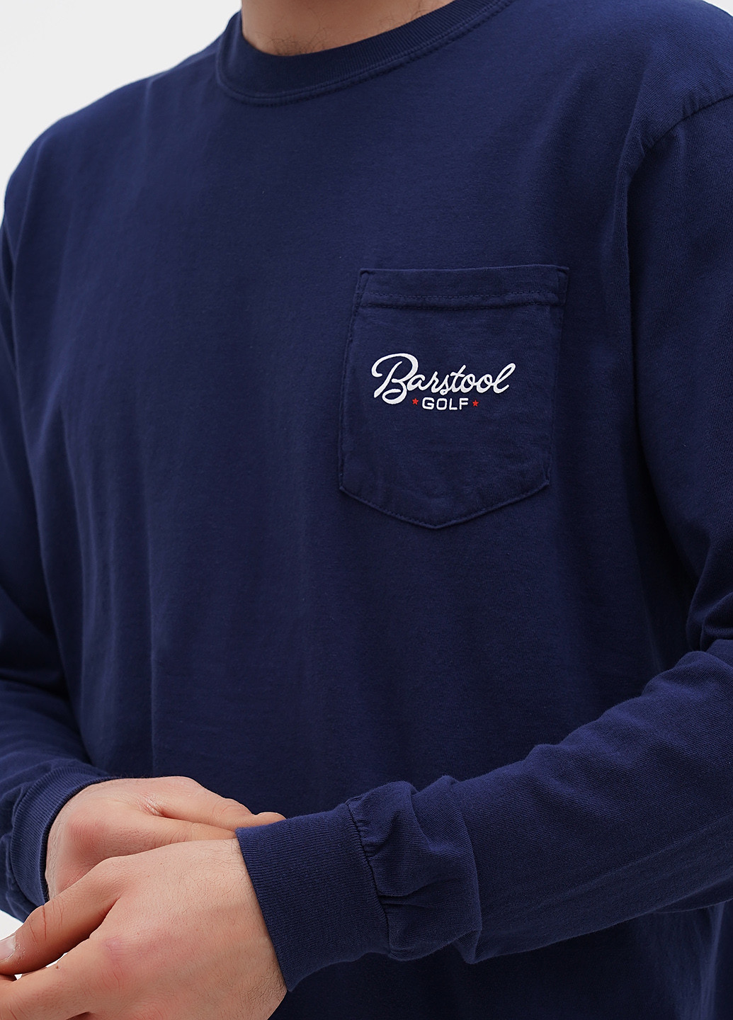 Темно-синий демисезонный кэжуал лонгслив Comfort Colors с надписями