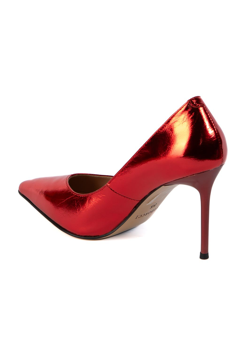 VIDORCCI Туфли лодочки красный з натуральная кожа, китай — демисезон (329864000)