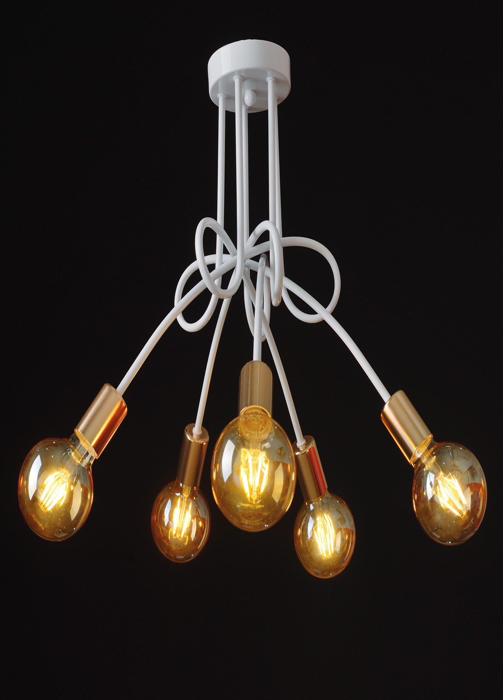 Стельова люстра BR-01 604S/5 E27 WH/G Brille (251891718)