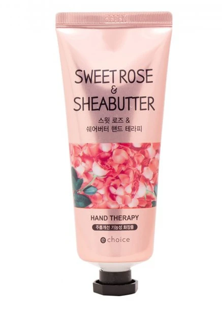 Echoice Крем для рук с маслом Ши и экстрактом розы Sweet Rose Sheabutter Hand Therapy, 60 г — Крем, (248673617)