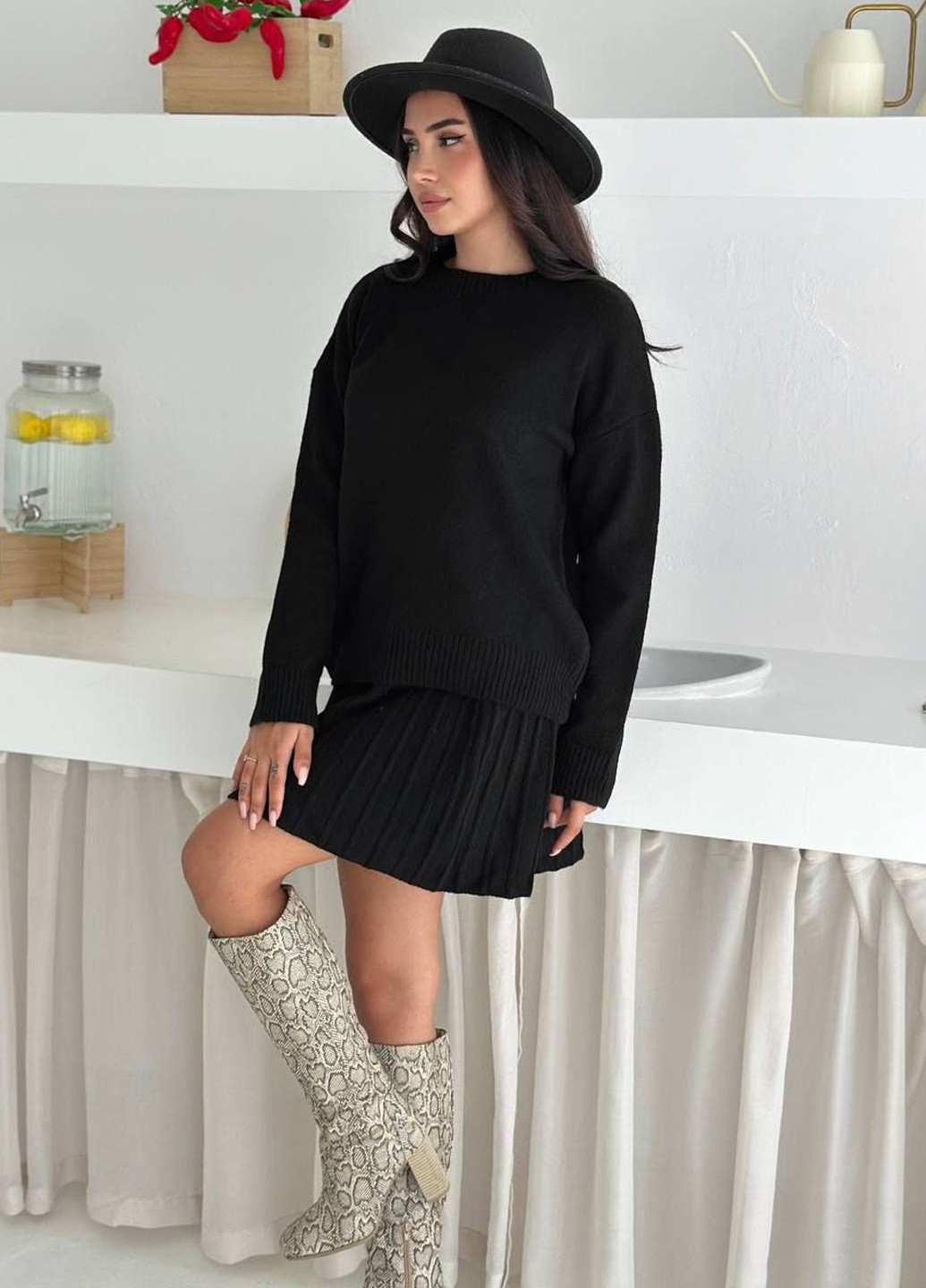 Костюм (джемпер, спідниця) No Brand (362096346)