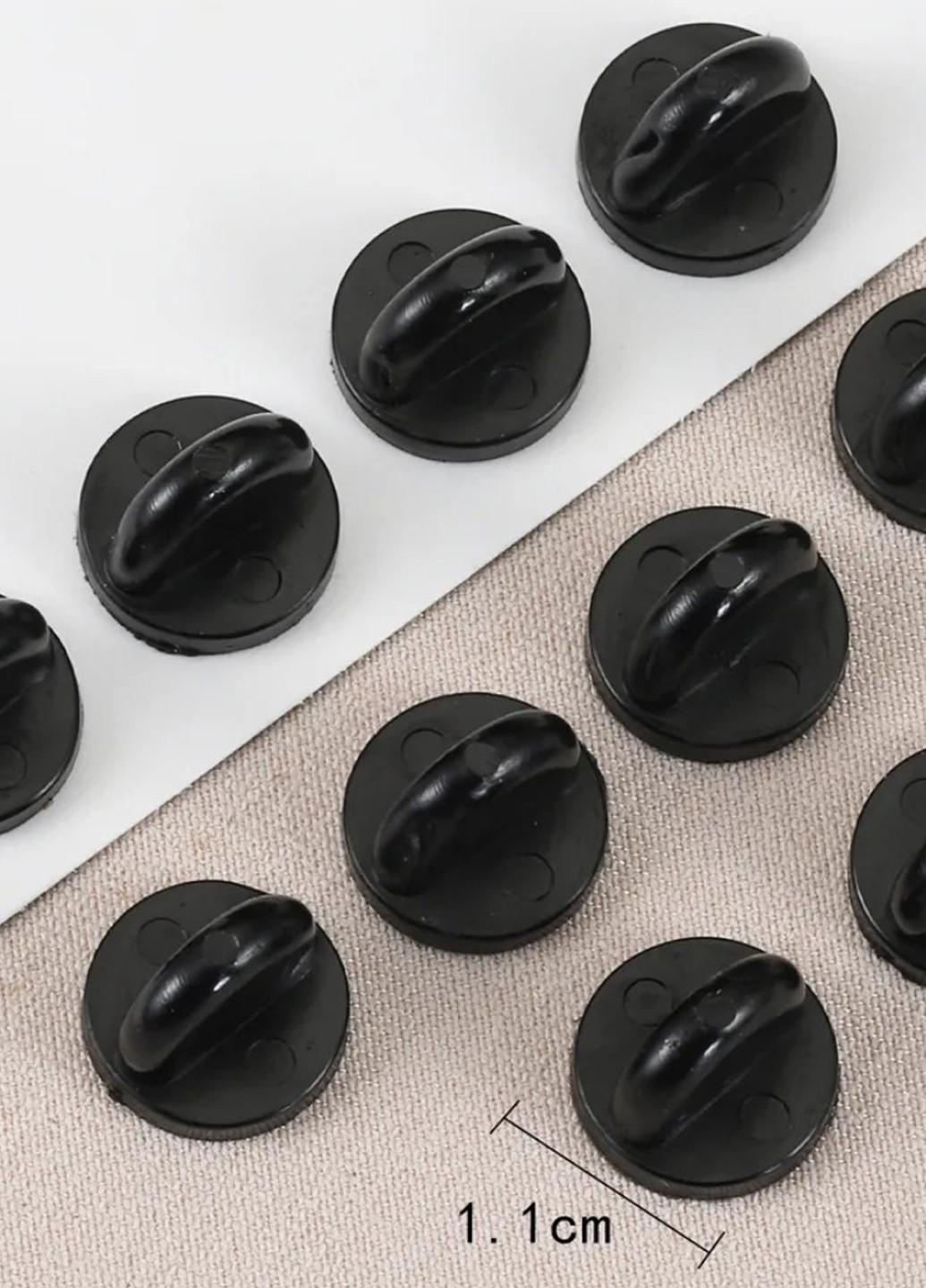 Застежка для значков (10 шт.), 1,1х0,7 см No Brand (305776588)