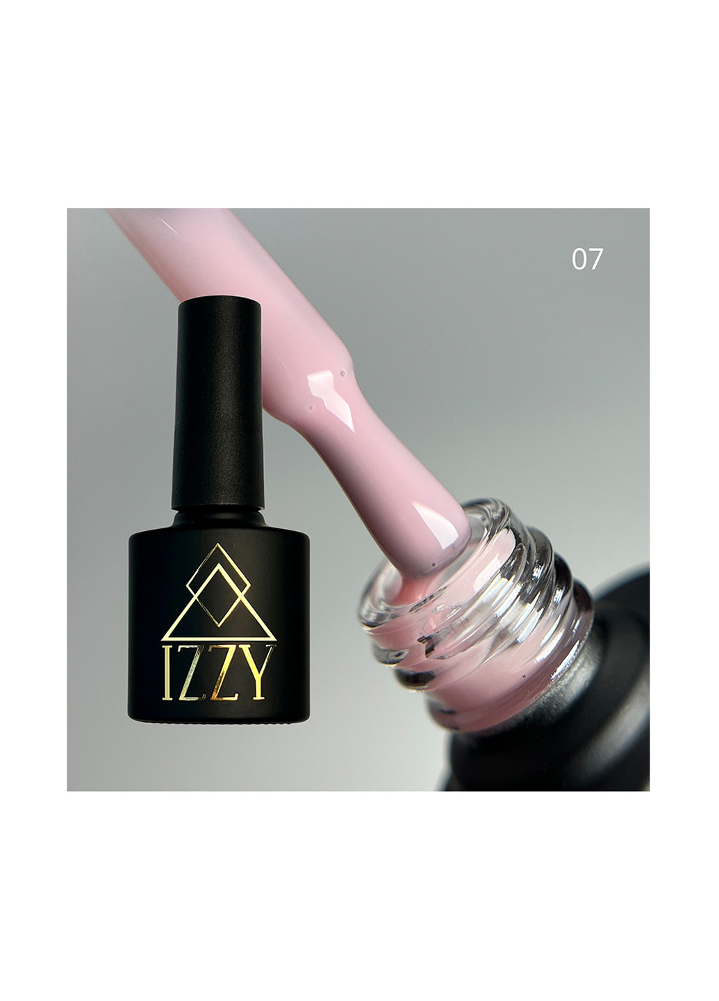 База для маникюра Volume Base 07, розовая, 10 мл Izzy (363030577)