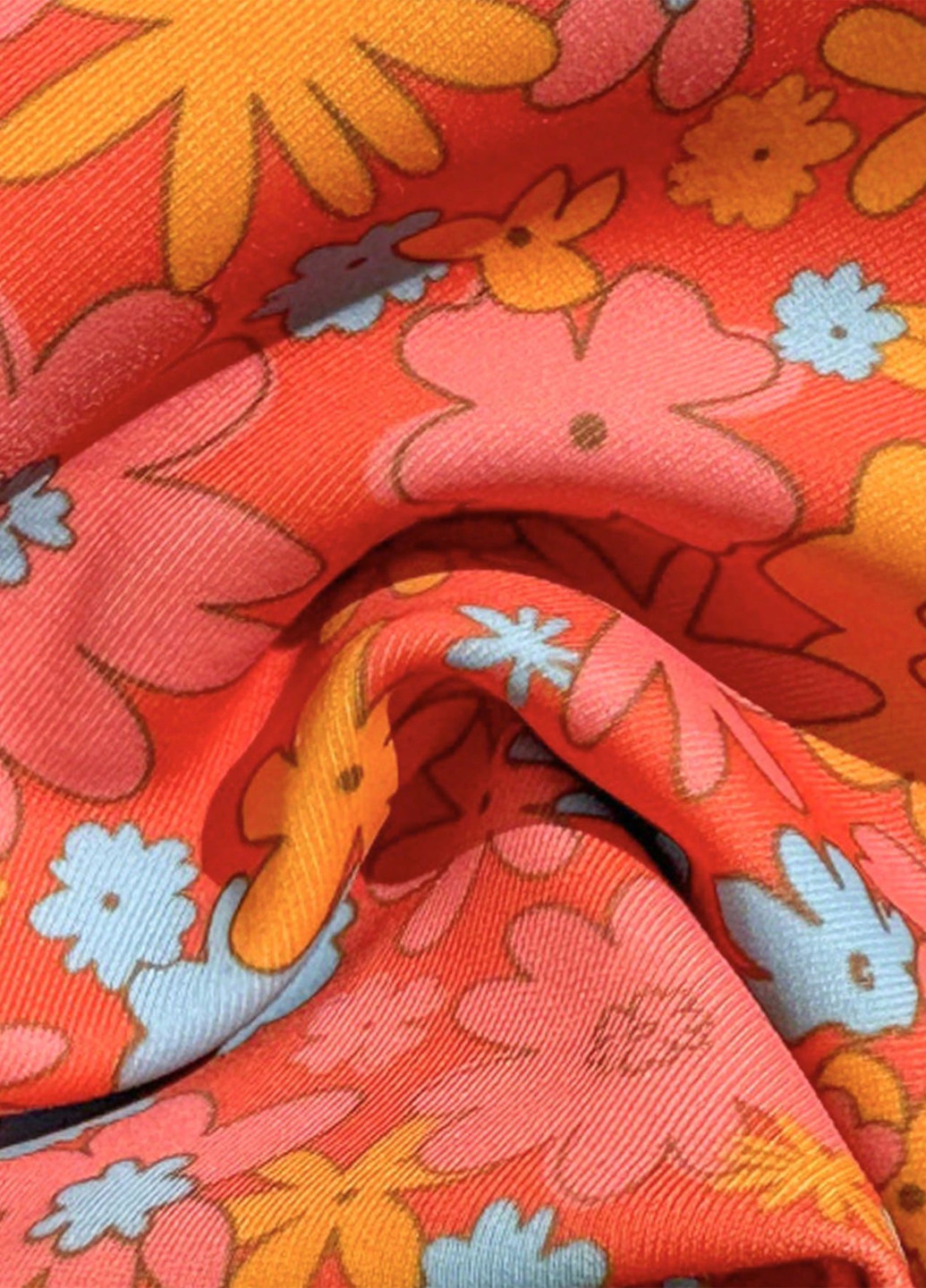 Помаранчевий літній купальник (бюстгалтер, трусики) роздільний SHEIN