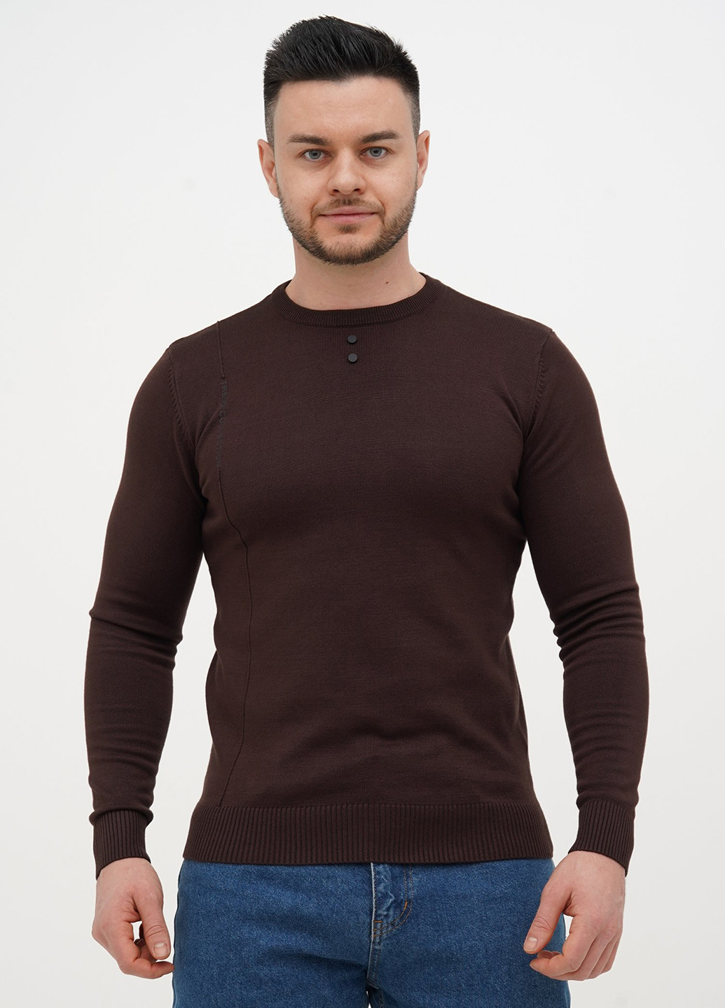 Коричневий демісезонний светр джемпер Trend Collection