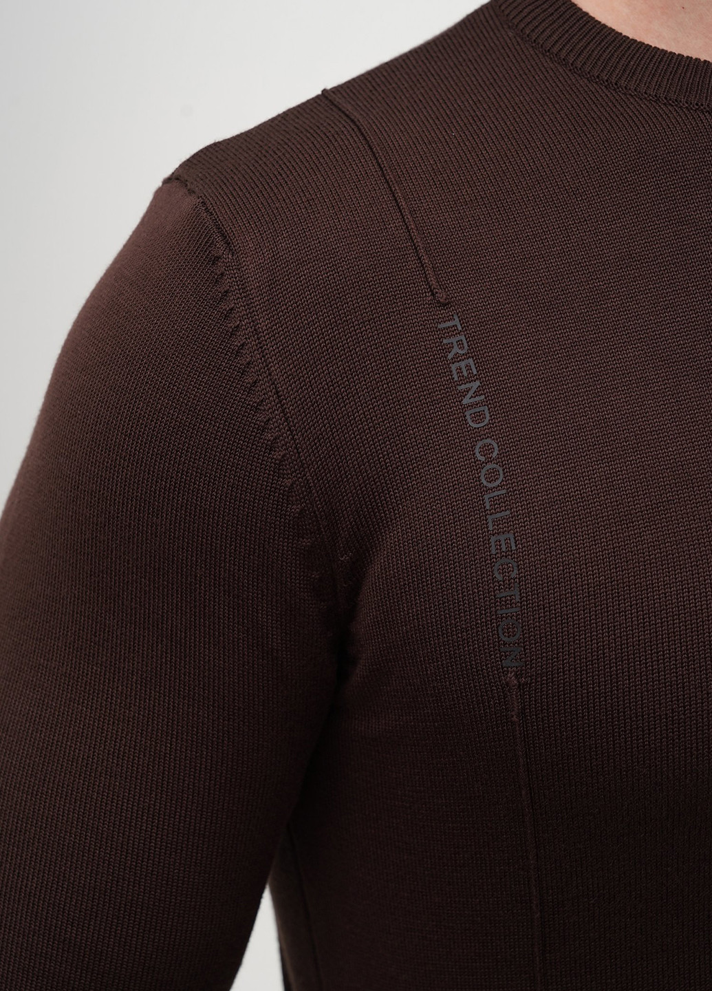 Коричневий демісезонний светр джемпер Trend Collection