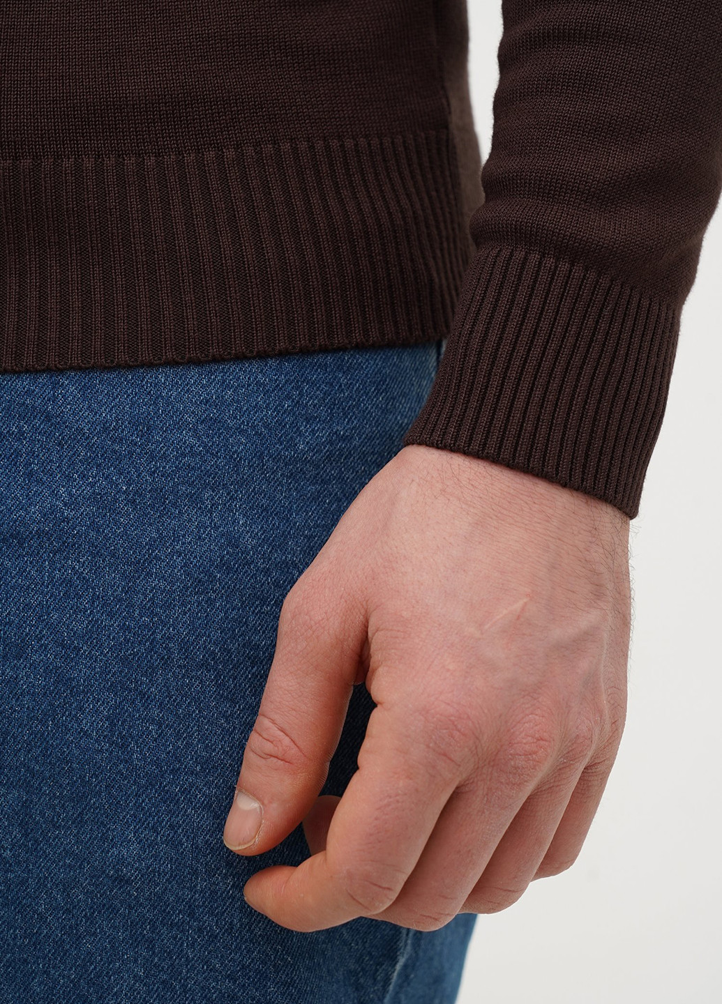 Коричневий демісезонний светр джемпер Trend Collection