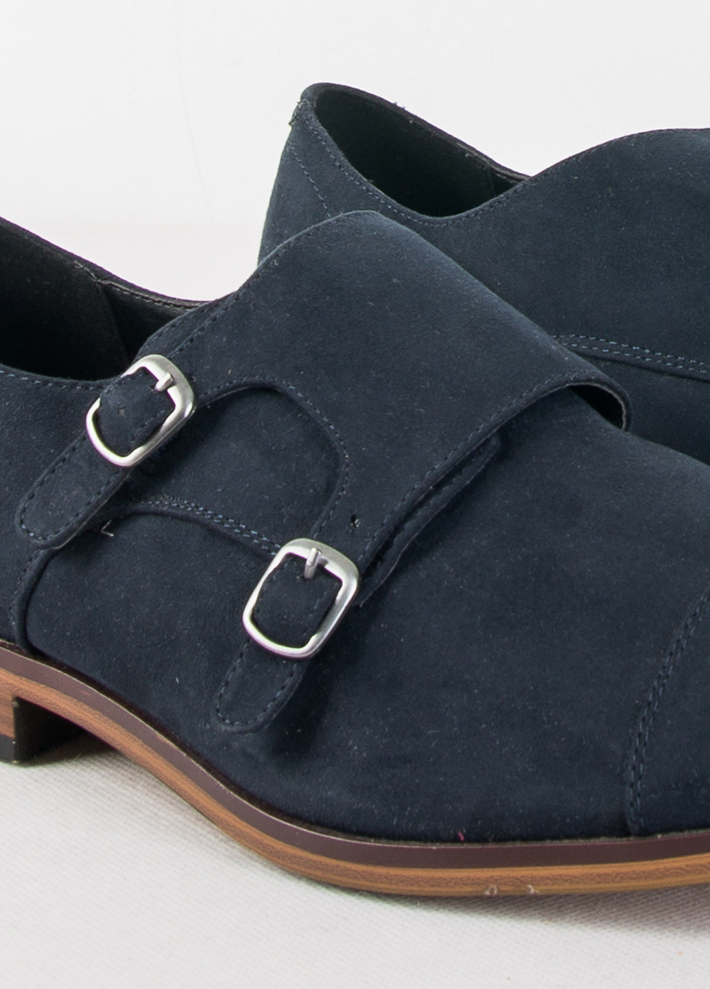 Темно-синие классические туфли H&M с ремешком