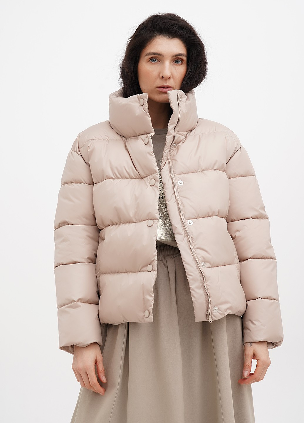 Бежева демісезонна куртка EQUILIBRI