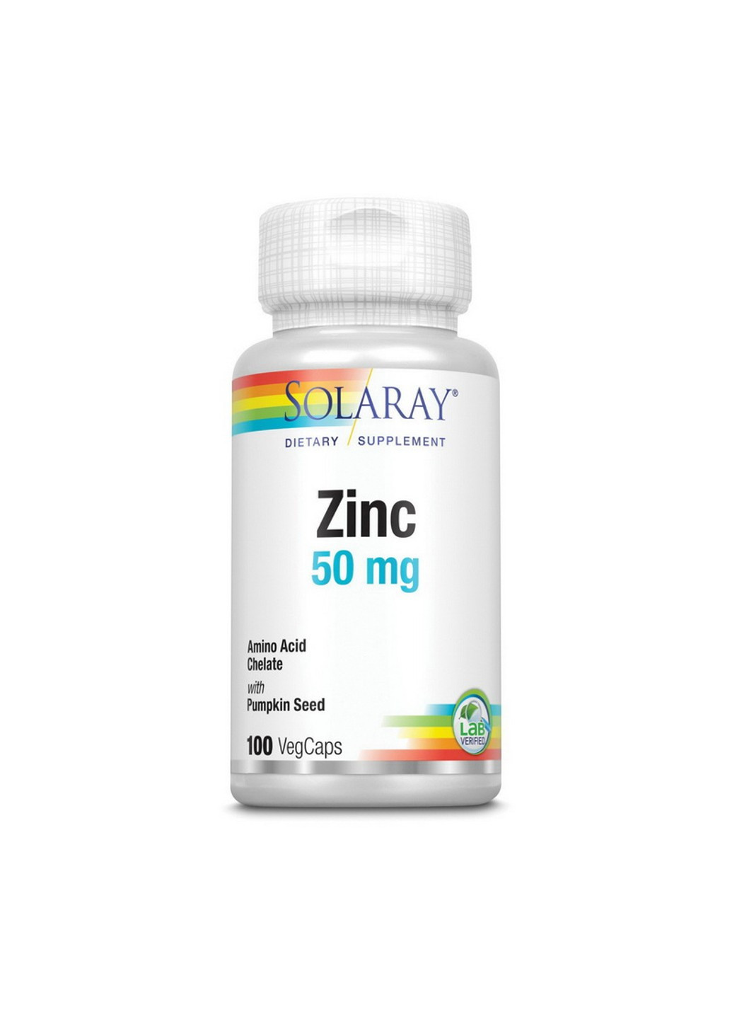 Цинк Zinc 50 mg 100 капсул Solaray (255410652)