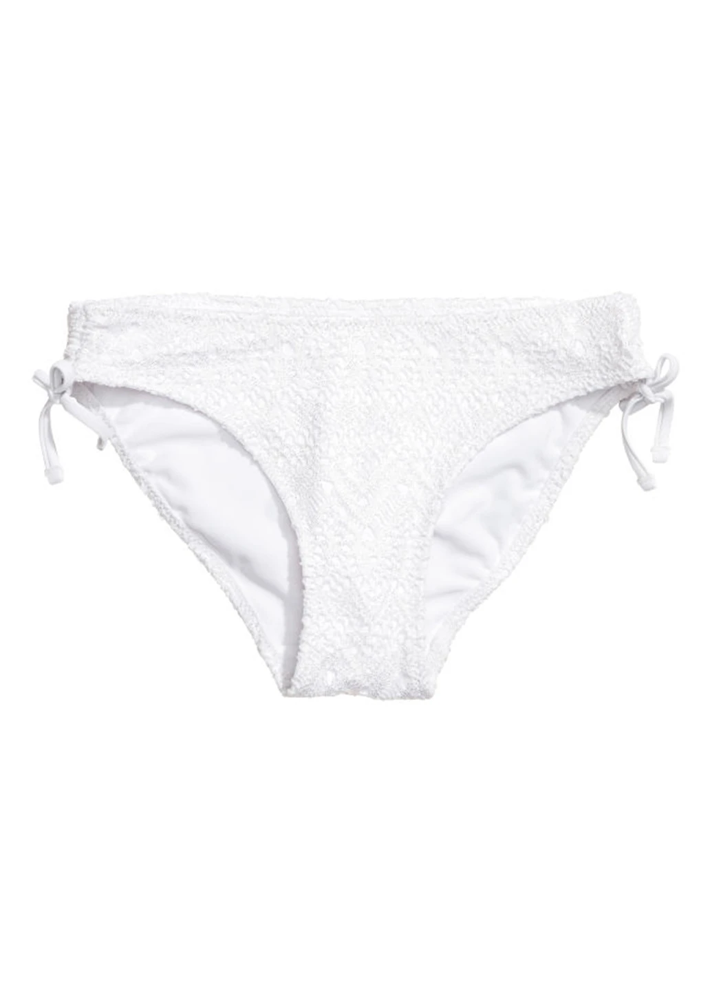 Белый летний купальник (топ, трусики) H&M
