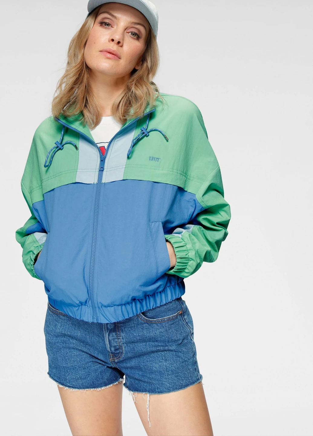 Блакитна демісезонна куртка Levi's