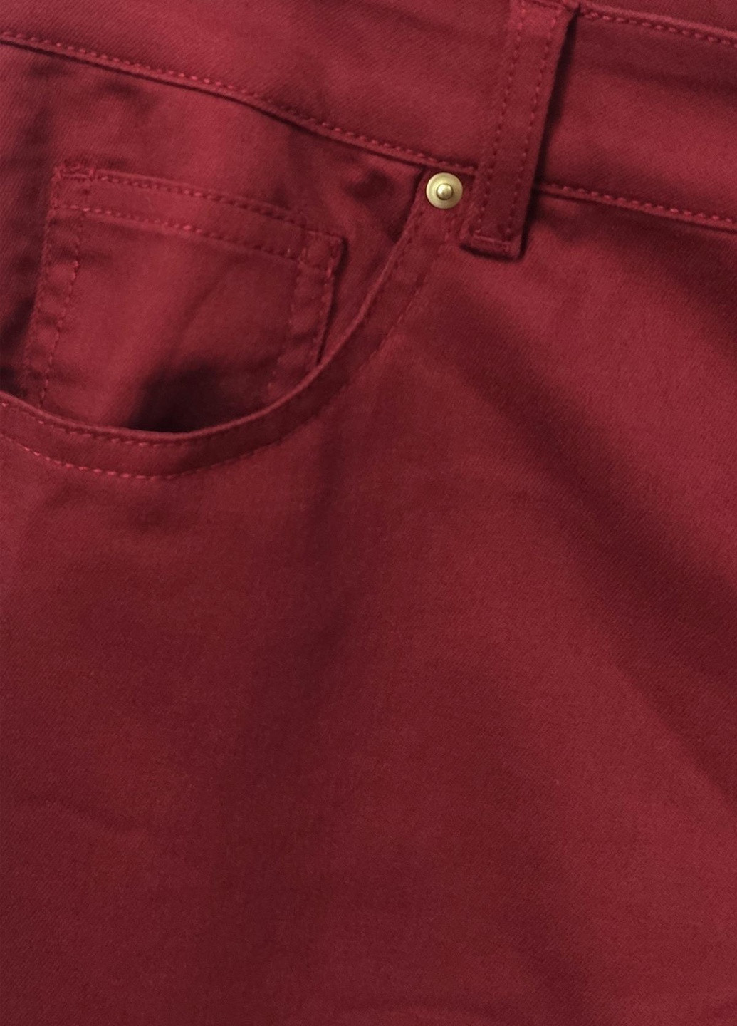 Темно-красные брюки H&M