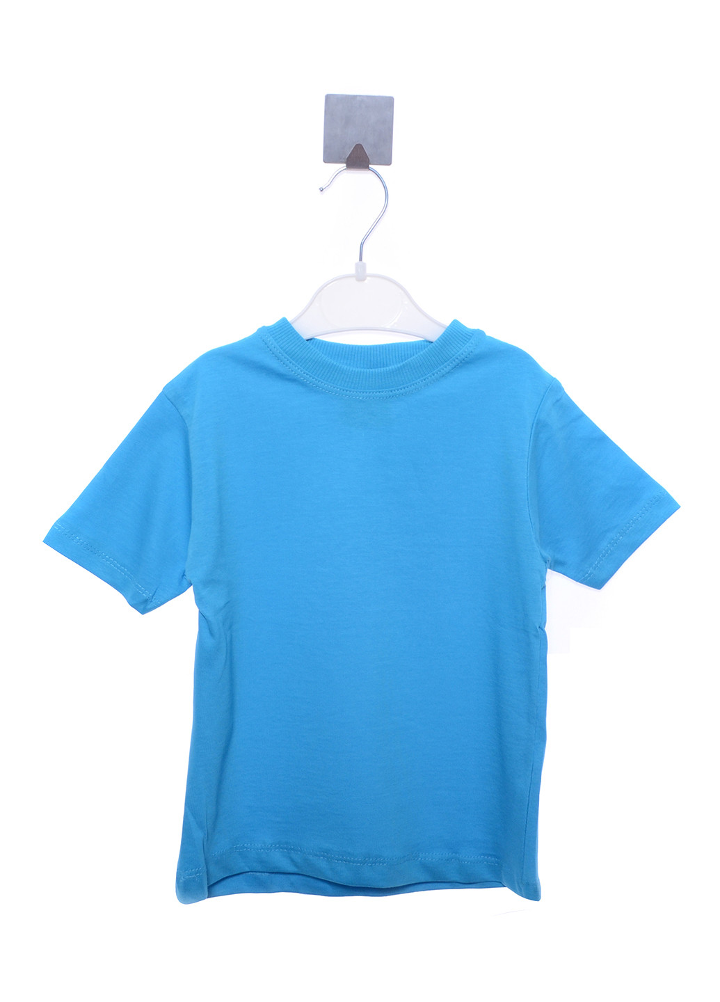 Блакитна літня футболка з коротким рукавом CHN
