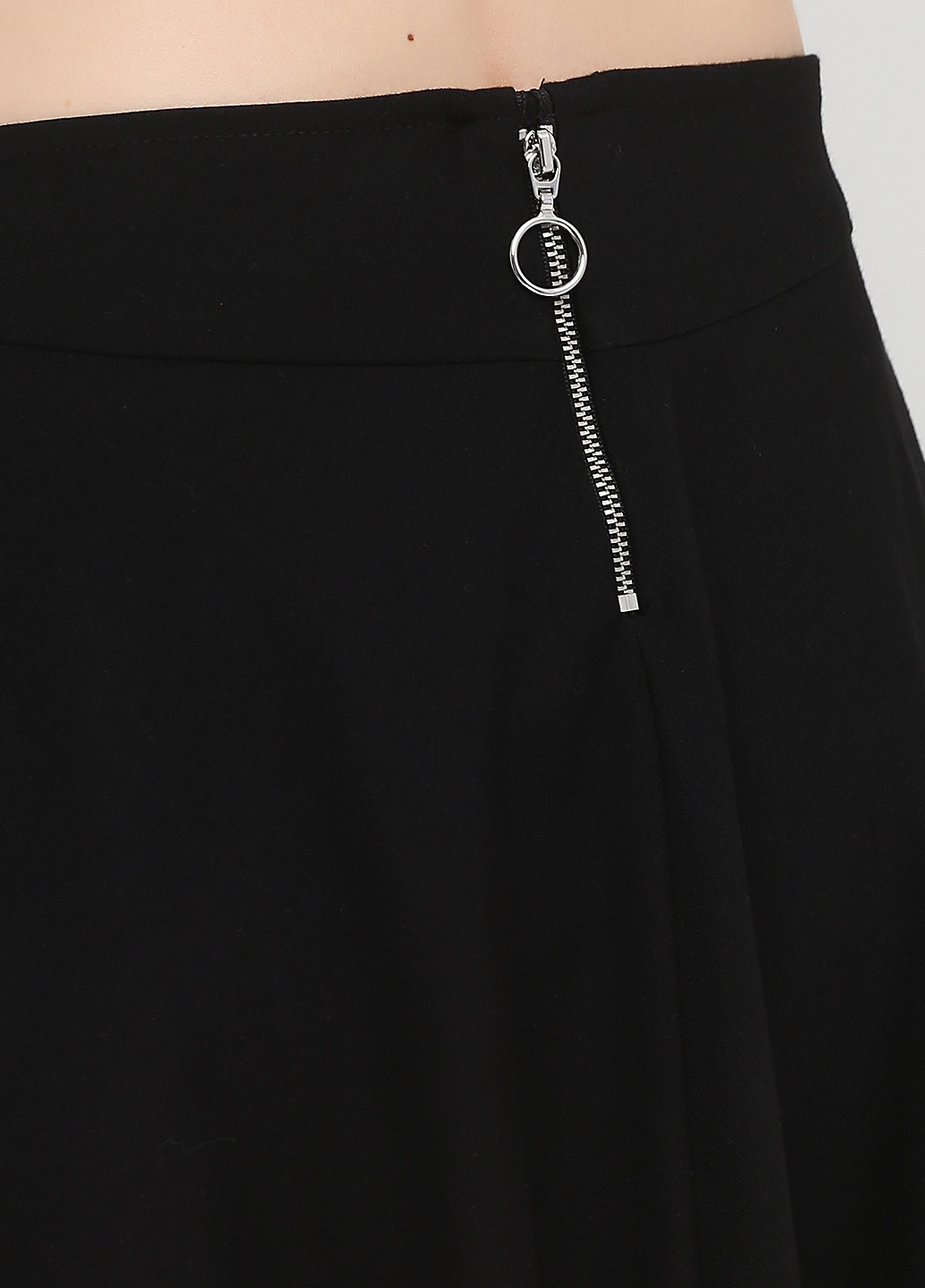 Черная кэжуал однотонная юбка C&A клешированная