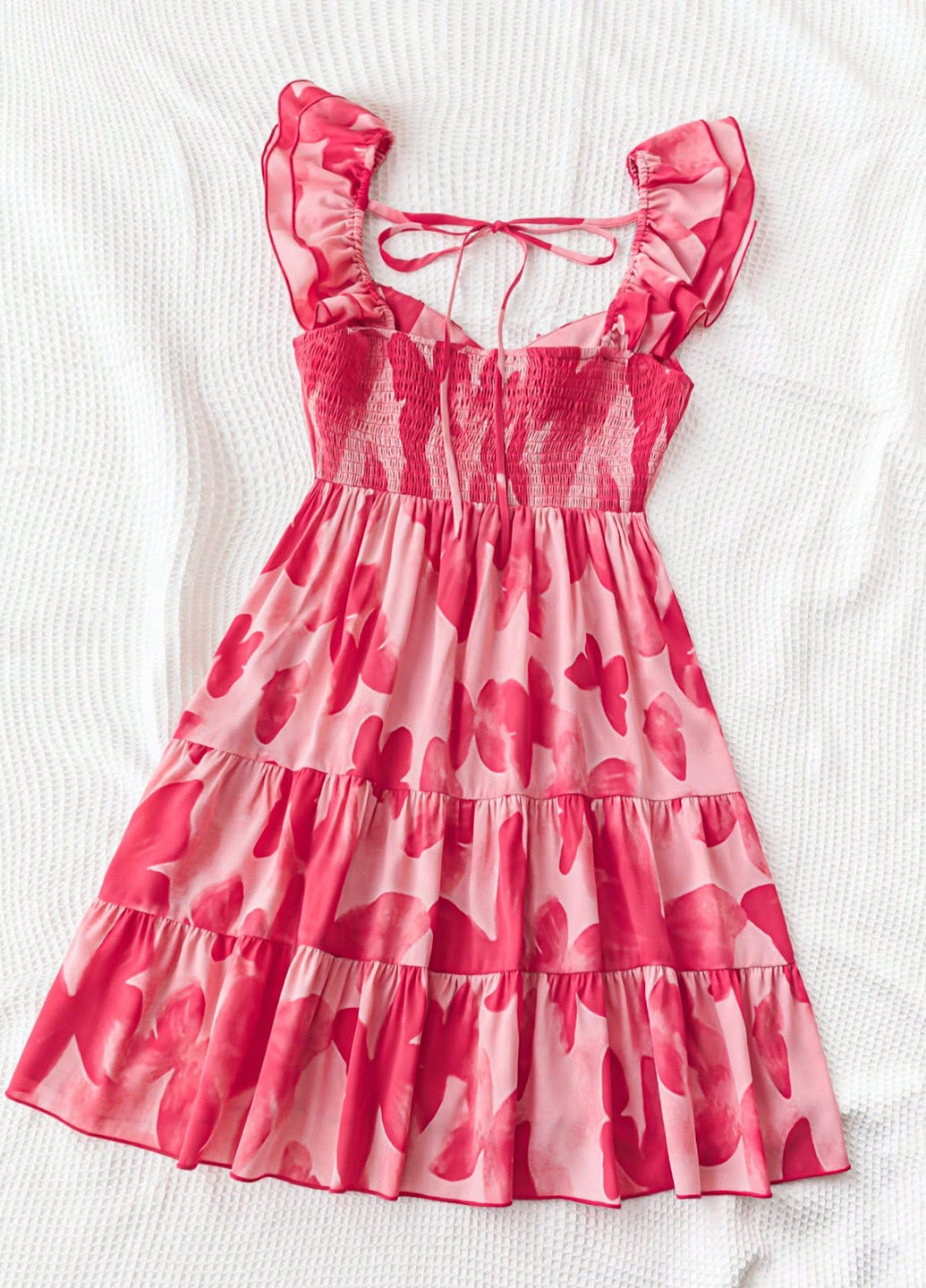 Комбінована кежуал сукня кльош SHEIN з абстрактним візерунком