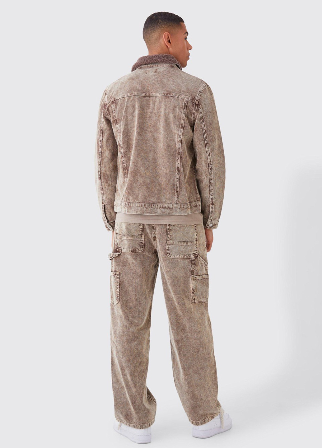 Коричнева демісезонна куртка Boohoo