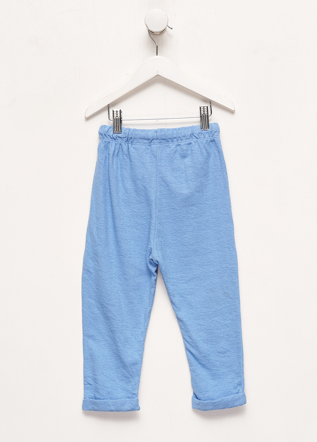 Голубые кэжуал демисезонные зауженные брюки H&M