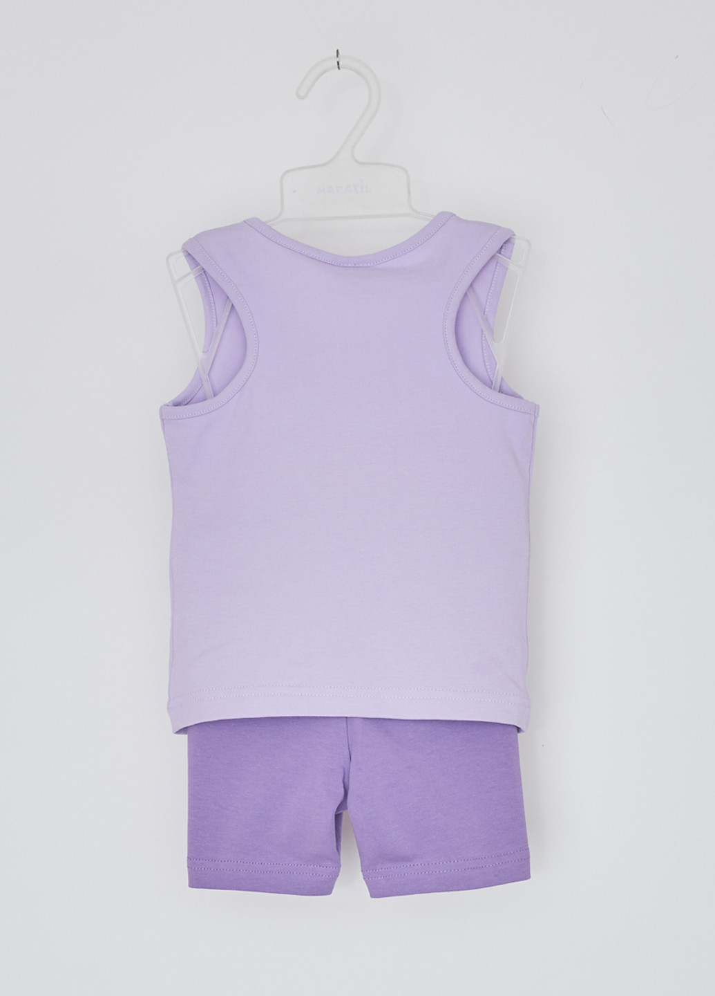 Светло-фиолетовый летний комплект (майка, шорты) Sprint