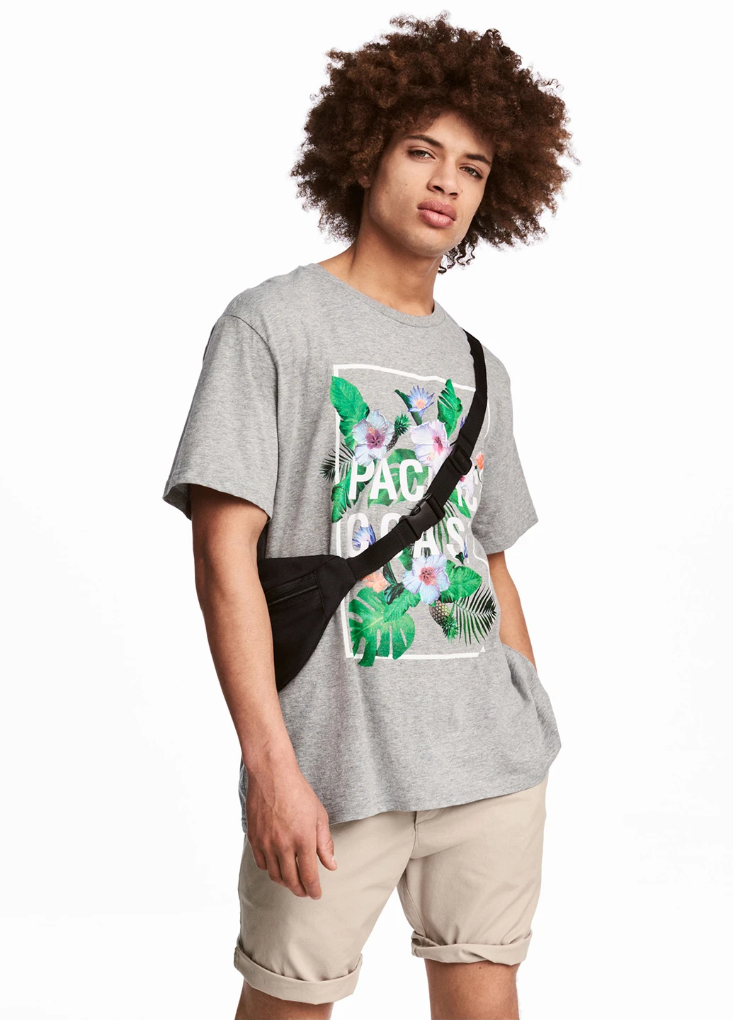 Серая футболка H&M