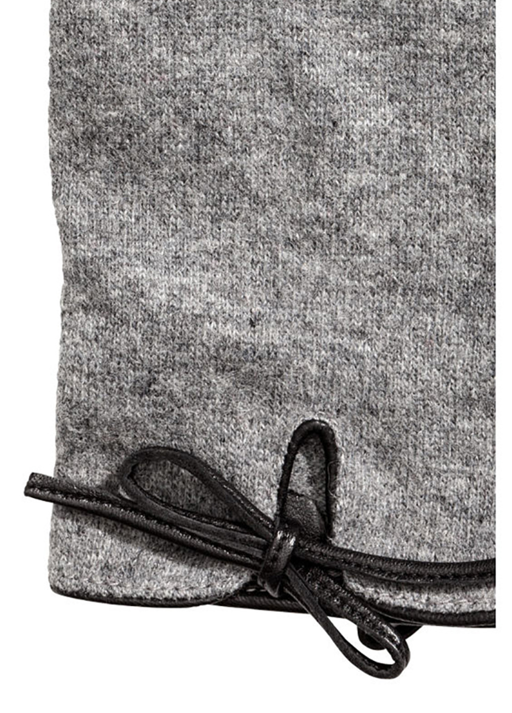Перчатки H&M меланжи серые кэжуалы шерсть