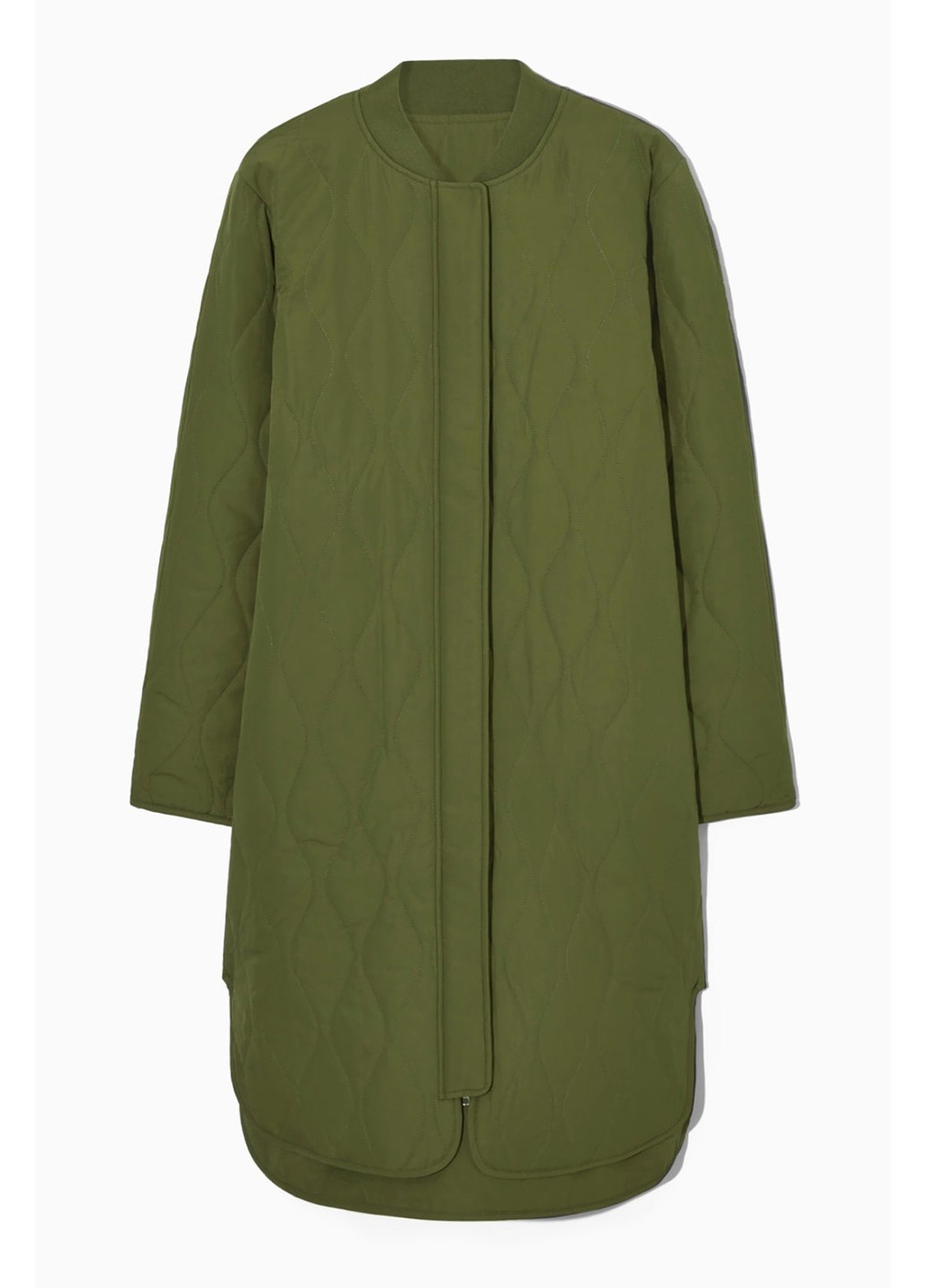 Оливкова (хакі) демісезонна куртка двохстороння Cos