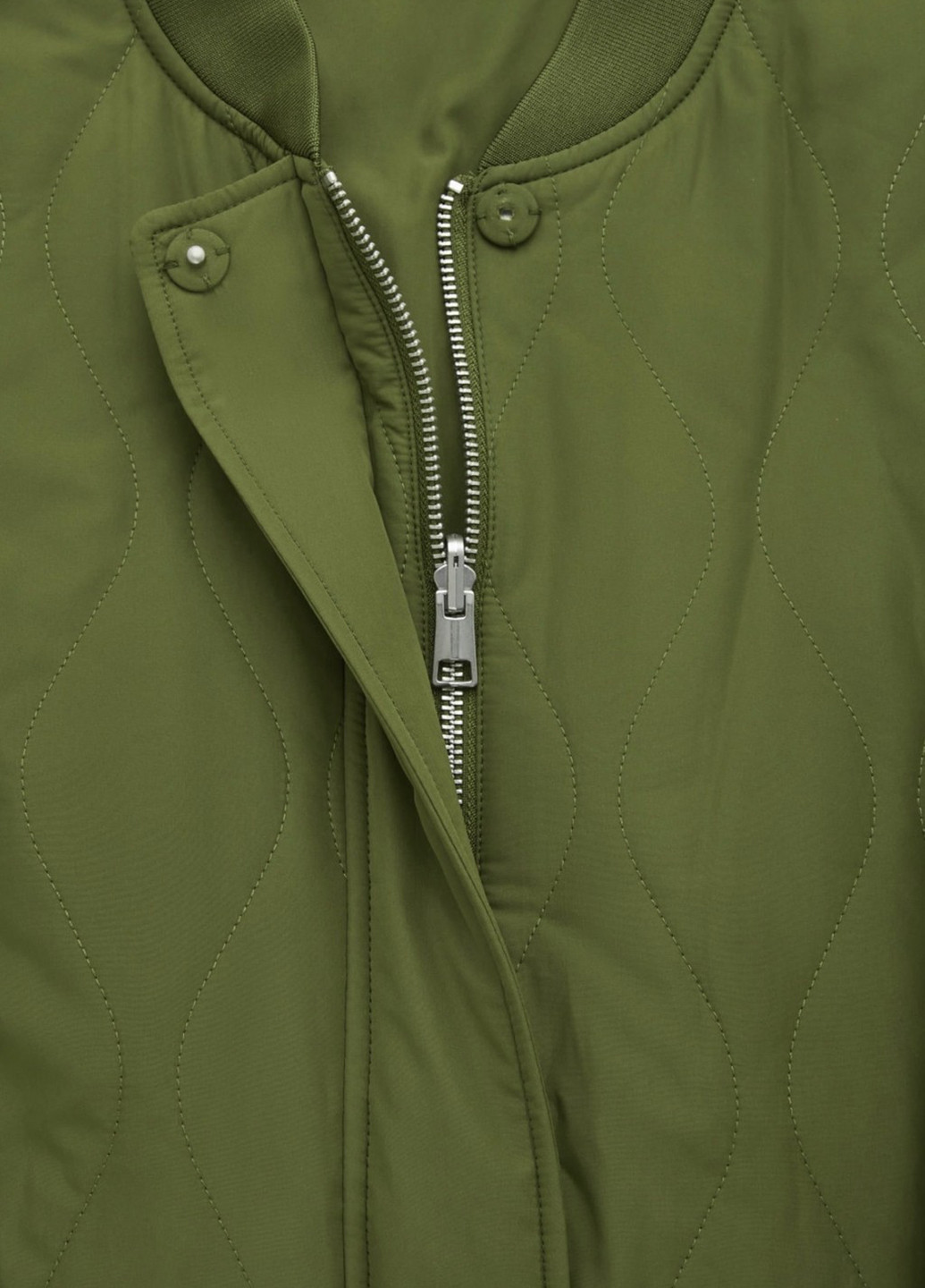 Оливкова (хакі) демісезонна куртка двохстороння Cos