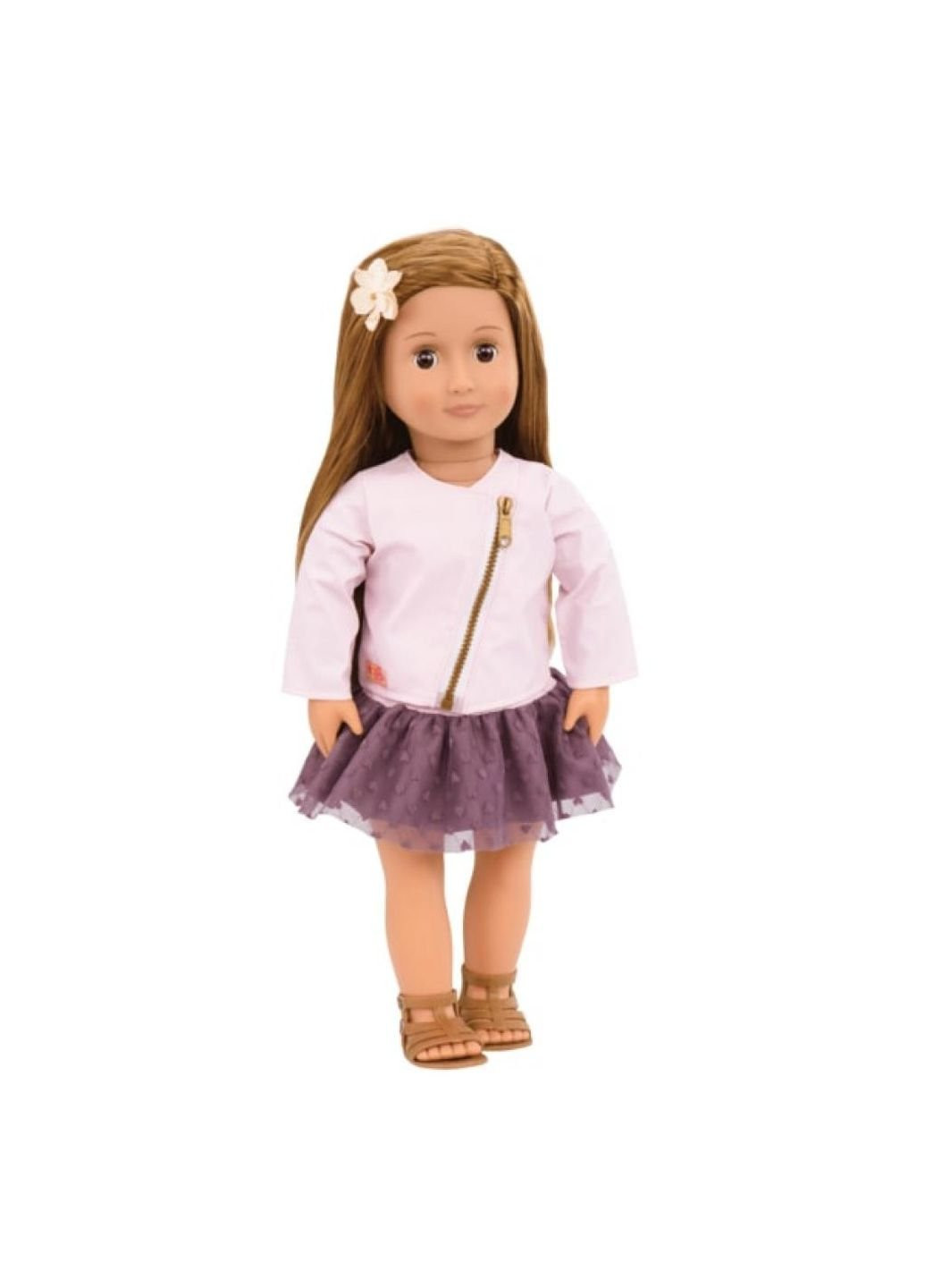Лялька Вієна 46 см у рожевій шкіряній куртці (BD31101Z) Our Generation (254066778)