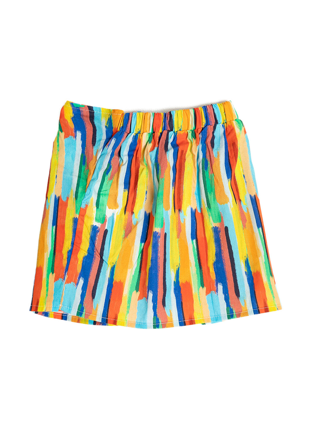 Разноцветная кэжуал с абстрактным узором юбка KOTON а-силуэта (трапеция)