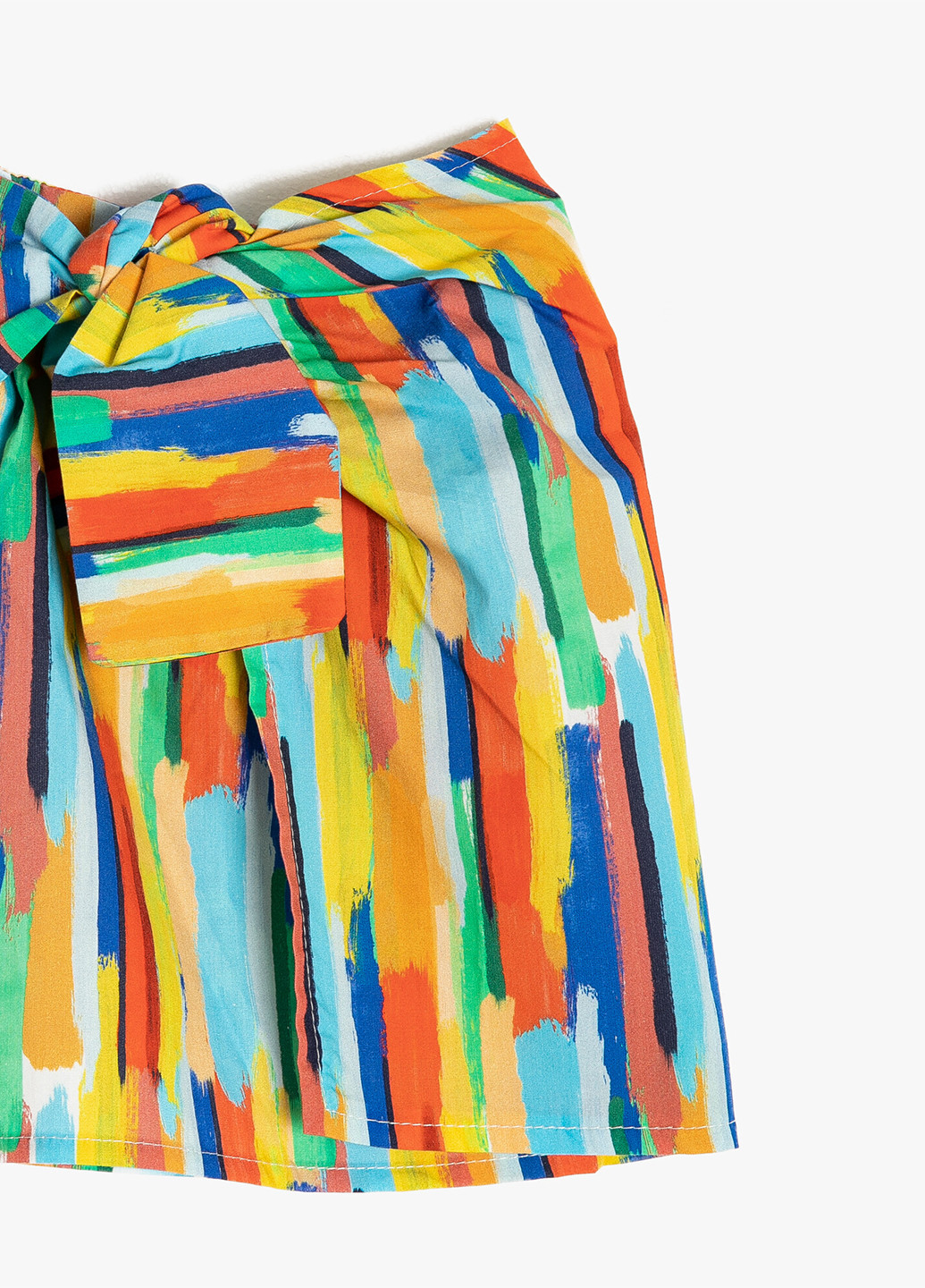 Разноцветная кэжуал с абстрактным узором юбка KOTON а-силуэта (трапеция)