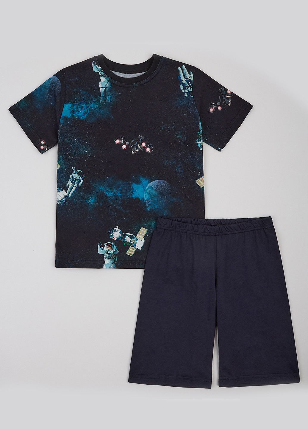 Темно-синий летний костюм (футболка, шорты) с шортами ArDoMi