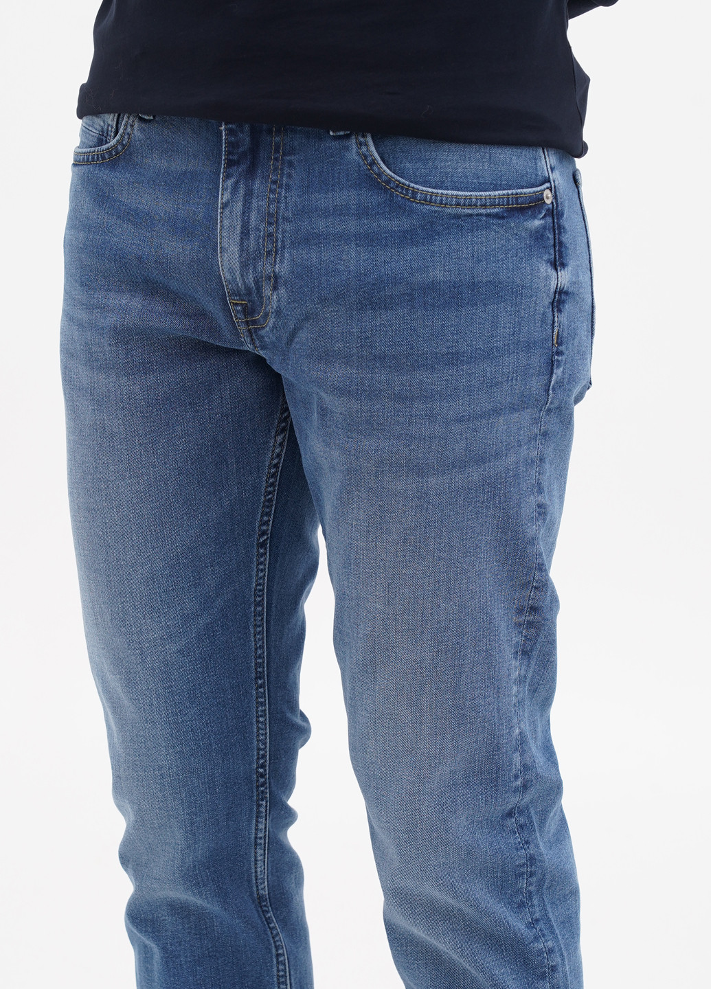 Синие демисезонные слим джинсы Tommy Hilfiger