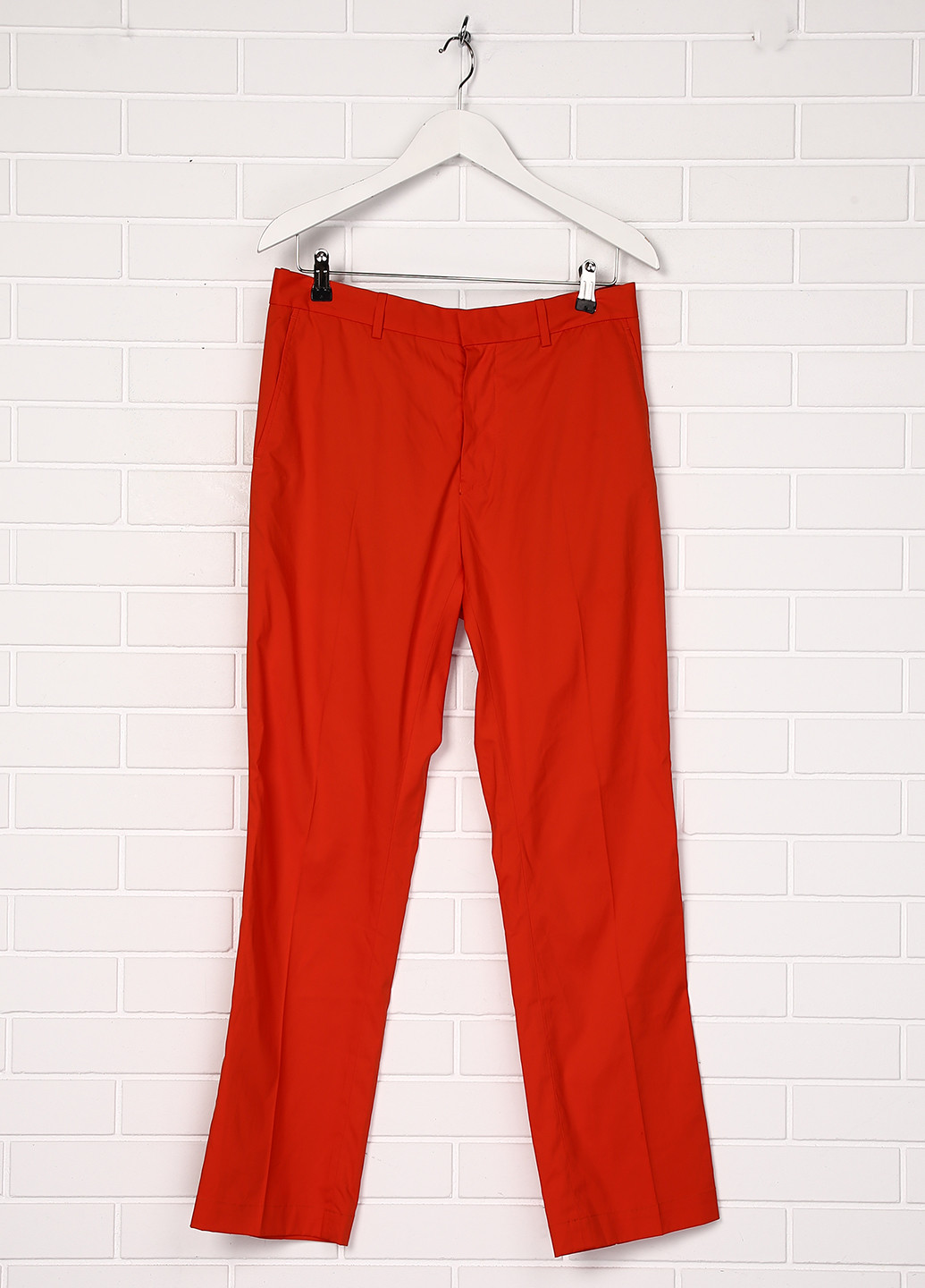 Оранжевые кэжуал демисезонные со средней талией брюки Ralph Lauren