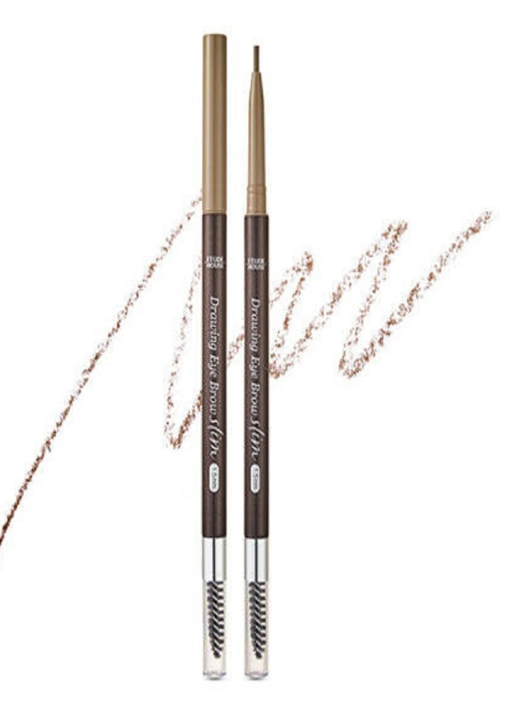 Тонкий олівець для брів Drawing Slim Eyebrow # 3 Light Brown, 0.05 г Etude House (220318336)