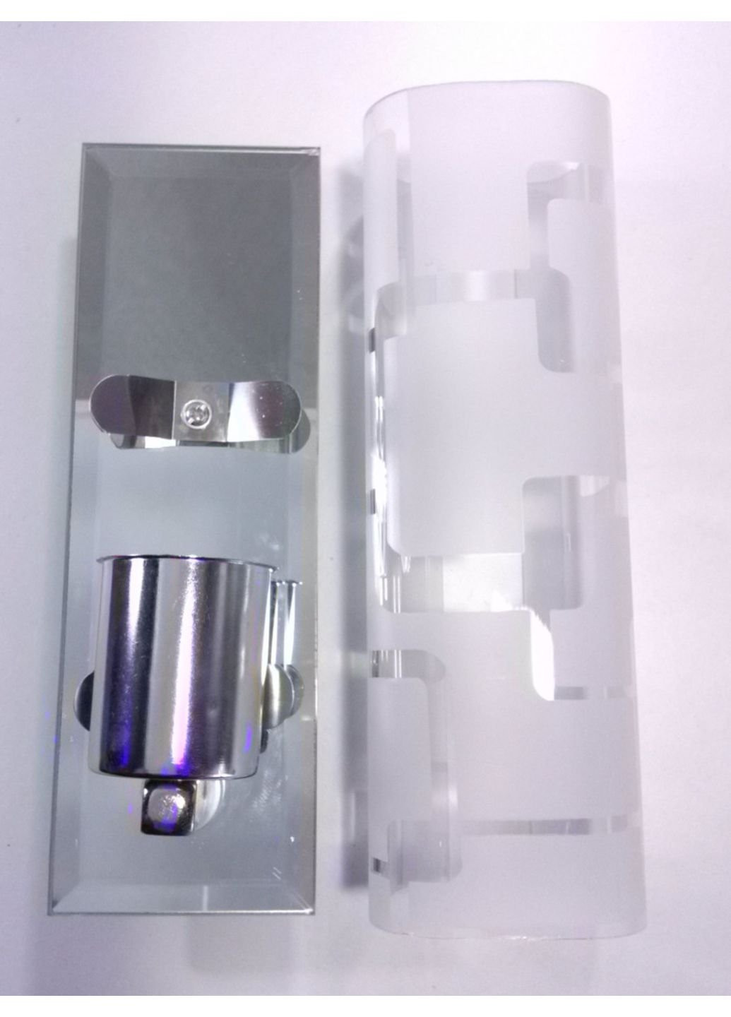 Світильник настінний/стельовий 9012/1 Хром 9х7х20 см. Sunnysky (253628671)