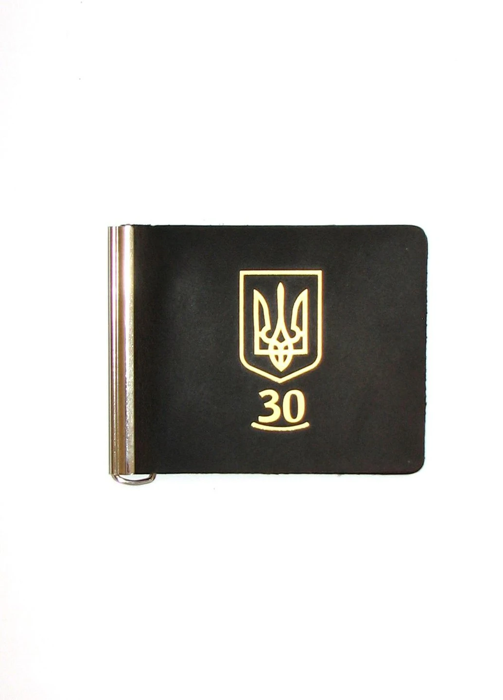 Зажим для денег коричневый Украина 30 лет DNK Leather (253933493)
