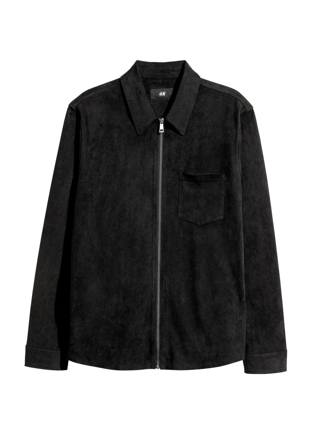 Черная демисезонная куртка H&M