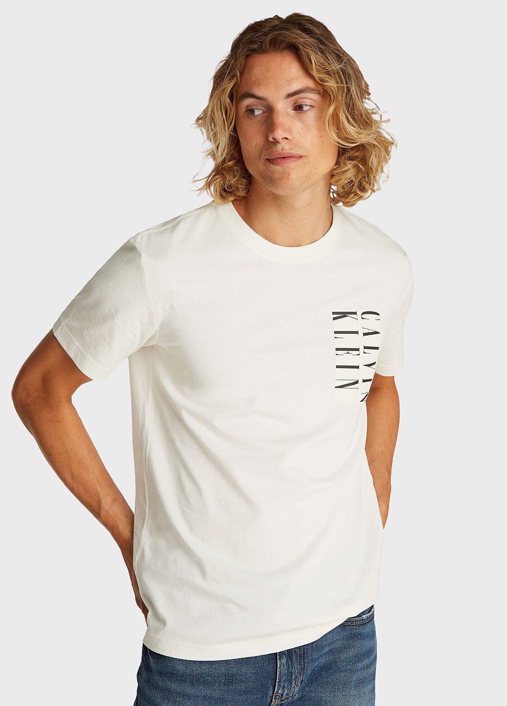 Біла футболка Calvin Klein Jeans